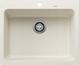 BLANCO NAYA 6-F, SILGRANIT, softweiß, ohne Ablaufgarnitur, keine Beckenlage, 600 mm Untermaß
