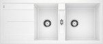 BLANCO METRA 8 S, SILGRANIT, white, w/o drain remote control, reversible, 800 mm min. cabinet size