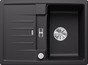 BLANCO LEXA 40 S, SILGRANIT, black, with drain remote control, reversible, 400 mm min. cabinet size