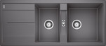 BLANCO METRA 8 S, SILGRANIT, rock grey, w/o drain remote control, reversible, 800 mm min. cabinet size