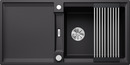 BLANCO ADIRA XL 6 S-F, SILGRANIT, schwarz, mit Ablauffernbedienung, mit Zubehör, reversibel, 600 mm Untermaß