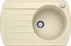BLANCO RONDOVAL 45 S, SILGRANIT, champagne, with drain remote control, reversible, 450 mm min. cabinet size