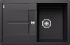 BLANCO METRA 45 S, SILGRANIT, black, w/o drain remote control, reversible, 450 mm min. cabinet size