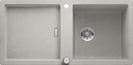 BLANCO ADON XL 6 S, SILGRANIT, concrete-style, with drain remote control, w/o accessories, reversible, 600 mm min. cabinet size