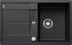 BLANCO METRA 45 S-F, SILGRANIT, schwarz, mit Ablauffernbedienung, reversibel, 450 mm Untermaß