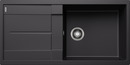 BLANCO METRA XL 6 S, SILGRANIT, schwarz, ohne Ablauffernbedienung, reversibel, 600 mm Untermaß