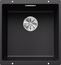 BLANCO SUBLINE 400-U, SILGRANIT, black, w/o drain remote control, w/o bowl layout, 500 mm min. cabinet size