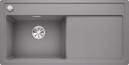 BLANCO ZENAR XL 6 S-F, SILGRANIT, alu metallic, incl. cutting board glass, Bowl left, 600 mm min. cabinet size