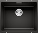 BLANCO SUBLINE 500-U, SILGRANIT, black, w/o drain remote control, w/o bowl layout, 600 mm min. cabinet size