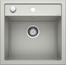 BLANCO DALAGO 5, SILGRANIT, pearl grey, with drain remote control, w/o bowl layout, 500 mm min. cabinet size