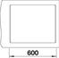 BLANCO DALAGO 6-F, SILGRANIT, black, with drain remote control, w/o bowl layout, 600 mm min. cabinet size