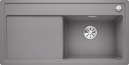 BLANCO ZENAR XL 6 S-F, SILGRANIT, alu metallic, incl. cutting board glass, Bowl right, 600 mm min. cabinet size