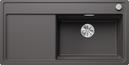 BLANCO ZENAR XL 6 S-F SteamerPlus, SILGRANIT, rock grey, incl. cutting board glass, Bowl right, 600 mm min. cabinet size