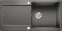 BLANCO IDENTO XL 6 S, Keramik PuraPlus, basalt, mit Ablauffernbedienung, reversibel, 600 mm Untermaß