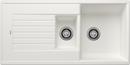 BLANCO ZIA 6 S, SILGRANIT, white, w/o drain remote control, reversible, 600 mm min. cabinet size