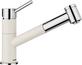 BLANCO KANO-S VARIO, Messing SILGRANIT-Look zweifarbig, softweiß/chrom, Hochdruck