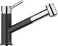 BLANCO KANO-S VARIO, Messing SILGRANIT-Look zweifarbig, anthrazit/chrom, Hochdruck