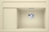 BLANCO ZENAR XL 6 S Compact, SILGRANIT, champagne, incl. chopping board wood, Bowl right, 600 mm min. cabinet size