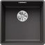 BLANCO SUBLINE 400-F, SILGRANIT, rock grey, w/o drain remote control, w/o bowl layout, 500 mm min. cabinet size