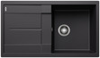 BLANCO METRA 5 S, SILGRANIT, black, w/o drain remote control, reversible, 500 mm min. cabinet size