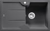 BLANCO IDESSA 45 S, Ceramic, basalt, w/o drain remote control, Bowl right, 450 mm min. cabinet size