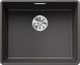 BLANCO SUBLINE 500-F, SILGRANIT, rock grey, w/o drain remote control, w/o bowl layout, 600 mm min. cabinet size