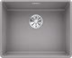 BLANCO SUBLINE 500-F, SILGRANIT, alu metallic, w/o drain remote control, w/o bowl layout, 600 mm min. cabinet size