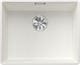 BLANCO SUBLINE 500-F, SILGRANIT, white, w/o drain remote control, w/o bowl layout, 600 mm min. cabinet size