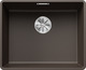 BLANCO SUBLINE 500-F, SILGRANIT, coffee, w/o drain remote control, w/o bowl layout, 600 mm min. cabinet size
