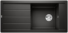 BLANCO MEVIT XL 6 S, SILGRANIT, black, w/o drain remote control, reversible, 600 mm min. cabinet size