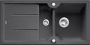 BLANCO IDESSA 6 S, Keramik, basalt, mit Ablauffernbedienung, reversibel, 600 mm Untermaß