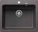BLANCO NAYA 6, SILGRANIT, rock grey, w/o drain remote control, w/o bowl layout, 600 mm min. cabinet size