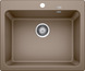 BLANCO NAYA 6, SILGRANIT, nutmeg, w/o drain remote control, w/o bowl layout, 600 mm min. cabinet size