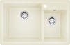 BLANCO LEGRA 8, SILGRANIT, jasmine, w/o drain remote control, Bowl left, 800 mm min. cabinet size