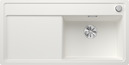 BLANCO ZENAR XL 6 S-F, SILGRANIT, white, with drain remote control, w/o accessories, Bowl right, 600 mm min. cabinet size