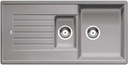 BLANCO ZIA 6 S, SILGRANIT, alu metallic, w/o drain remote control, reversible, 600 mm min. cabinet size