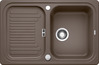 BLANCO CLASSIC 45 S, SILGRANIT, cafe, mit Ablauffernbedienung, reversibel, 450 mm Untermaß