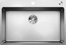 BLANCO ANDANO 700-IF/A, Edelstahl Seidenglanz, mit Ablauffernbedienung, keine Beckenlage, 800 mm Untermaß