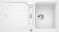 BLANCO CLASSIC NEO 5 S, SILGRANIT, blanc, vidage automatique, avec acc., réversible, 500 mm Taille sous meuble min.