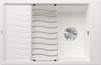 BLANCO ELON XL 6 S, SILGRANIT, weiß, ohne Ablauffernbedienung, mit Zubehör, reversibel, 600 mm Untermaß