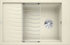 BLANCO ELON XL 6 S, SILGRANIT, jasmine, w/o drain remote control, with accessories, reversible, 600 mm min. cabinet size