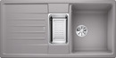 BLANCO LEXA 6 S, SILGRANIT, alu metallic, w/o drain remote control, with colander, reversible, 600 mm min. cabinet size