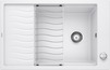 BLANCO ELON XL 6 S, SILGRANIT, weiß, mit Ablauffernbedienung, mit Zubehör, reversibel, 600 mm Untermaß