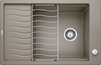 BLANCO ELON XL 6 S, SILGRANIT, tartufo, mit Ablauffernbedienung, mit Zubehör, reversibel, 600 mm Untermaß