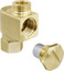 Dirt filter angle valve 3/8