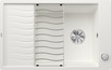 BLANCO ELON XL 6 S-F, SILGRANIT, weiß, mit Ablauffernbedienung, mit Zubehör, reversibel, 600 mm Untermaß