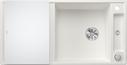 BLANCO AXIA III XL 6 S mit Ablauffernbedienung, SILGRANIT, weiß, mit Glasschneidbrett, reversibel, 600 mm Untermaß