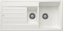 BLANCO LEGRA 6 S, SILGRANIT, white, w/o drain remote control, reversible, 600 mm min. cabinet size
