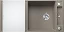BLANCO AXIA III XL 6 S mit Ablauffernbedienung, SILGRANIT, tartufo, mit Glasschneidbrett, reversibel, 600 mm Untermaß