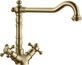 BLANCO TERA, brass galvanic, brushed brass, High Pressure